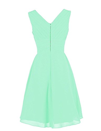 silver winter bridesmaid dresses Simple A-Line Coral Chiffon Long Bridesmaid Dresses, Sky Blue / 8