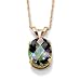Mystic Topaz 10k Gold Pendant