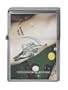 Naked Sexy Tattooed Girl On Pool Table Wind Proof Flip Style Lighter Shinny Chrome