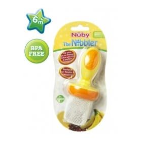 NUBY THE NIBBLER FOOD FEEDER YELLOW COLOUR 6M+ BPA FREE