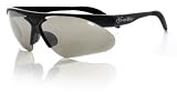 Action Sport Parole Sunglasses with Matte Black Frames and A-SES Lens Set (TNS Gun, Vermillon,... by Bolle