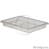 Food Storage Box 18'' x 26'' x 3-1/2'' Deep Clear