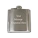 Gifts Infinity Personalized Set of 4 8ounce Stainless Steel Groomsman Flask - Engraved