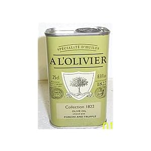 A L'Olivier Olive Oil Infused with Porcini-truffle, 8.3-Ounce Tins by L'Olivier