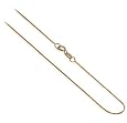 Superb 14 KT Yellow Gold 0.6 MM 14K Baby Box Chain 16" 18" 20" 22" 24" Necklace