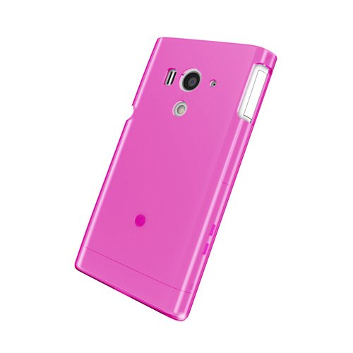安いiBUFFALO docomo Xperia acro HD ソフトケース 液晶保護フィルム付 しなやかで強靭なTPU素材のソフトケース ピンク BSMPACROHTPK