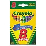 CRAYOLA CLASSIC COLOR PACK NONTOXIC CRAYONS, 8-COLORS