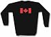 Canadian Flag Logo Canada Men's Sweat Shirt XL-Black