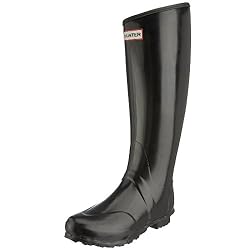Hunters W23617 Regent Neoprene , Damen Stiefel, Schwarz (black), EU 39, (UK 6)