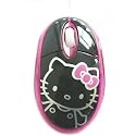 Hello Kitty LED Optical Mouse: Black
