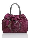 Juicy Couture Quilted Daydreamer Bag Tote Wine