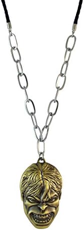 Jade India Hulk Face Pendant Necklace for Men - Gold