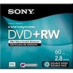 DPW60D - Sony DVD+RW Double Sided Media - 2.8GB - 1 Pack