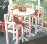 Kitchen & Housewares : Rustic 42' Bistro Table 9C