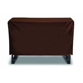 Two Dogs Designs 96-Inch Log Rack Cover, Chocolate Brown by 