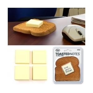 Toasted Toast Notes By Fred Kleine Notizen auf Brot Kultikes geschenk