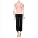 Danskin Womens Yoga Cotton Crop Pant
