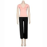 Danskin Womens Yoga Cotton Crop Pant