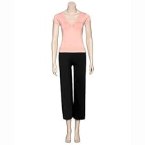 Danskin Womens Yoga Cotton Crop Pant