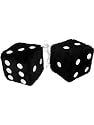 Pl&uuml;schw&uuml;rfel, Fuzzy Dice, schwarz, Old School