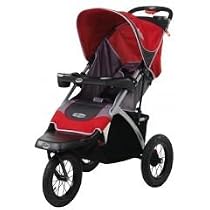 InStep Suburban Safari Jogging Stroller (Red/Grey)