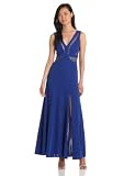 BCBGMAXAZRIA Womens Sophee Sleeveless V-Neck Dress