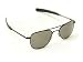 American Optical AO Original Pilot Aviator Sunglasses 52 mm Black Bayonet True Color Gray Glass Lenses 30024