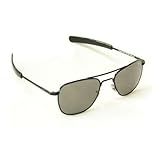 American Optical AO Original Pilot Aviator Sunglasses 55 mm Black Bayonet True Color 30186