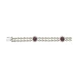 14K Yellow Gold 3/4 ct. Diamond and 1 ct. Ruby Fashion Bracelet -7''
