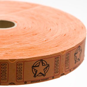 Orange Star Ticket Roll