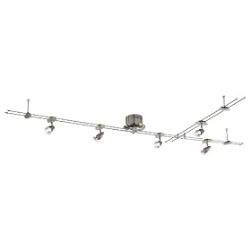 Eglo 87603A Drive, Nickel, 5-Light Track Light Fixture by Eglo