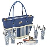 Aegean Picnic Basket Tote for 4