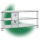 45 Inch DLP LCD Plasma TV Stand Silver (Silver) (19.69H x 45.25W X 18.11D)