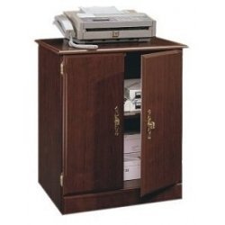 Sauder Heritage Hill Utility Cart ( Classic Cherry) (30"h x 25.5"w x 19.5"d)