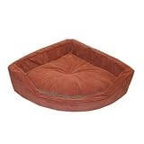 Corner Retreat Pet Bed - Earth Red, XL: 37