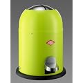 SINGLE MASTER Abfallsammler 9 Liter mit Fu�tritt M�lleimer Klassiker WESCO, Farbe:limegreen