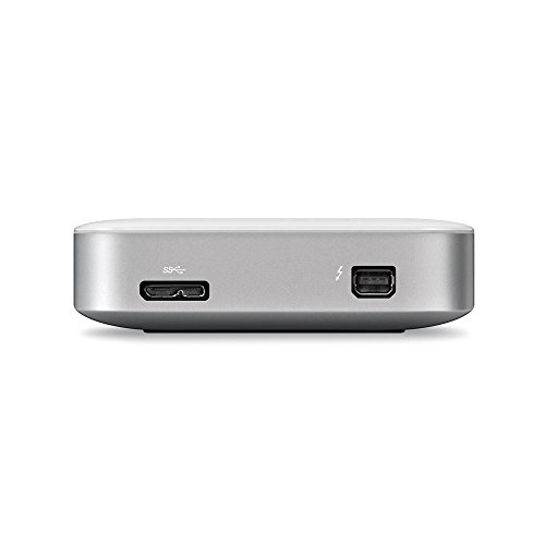 BUFFALO miniStation 2 TB Thunderbolt Cable with USB 3.0 Portable Hard Drive (HD-PA2.0TU3)