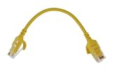 Leviton 6HHOM-6IY Ultra High Flex Home 6 Patch Cable, 6-Inch, Yellow