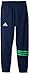 adidas Boys' Big Streetball Pant, Collegiate Navy/Solar Lime, Large