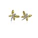 14 Karat White Gold Yellow Sapphire & Diamond title=