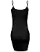 FPT Womens Basic Spaghetti Strap Extra Long Fitted Tunic Top