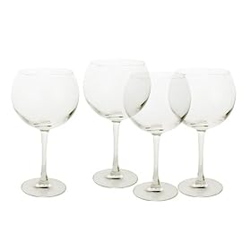 Red Wine Glasses Set of 4