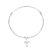 FOJO's Stretchable Bangle With Cross Charm