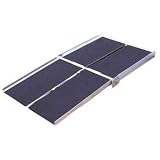 Prairie View Industries WC1230 Portable Multi-fold Ramp, 12 ft x 30 in