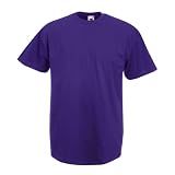 Valueweight T-Shirt von Fruit of the Loom Violett L