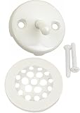 Powdercoated White Trip Lever Bathtub Waste/Overflow Trim Kit