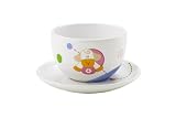 Breakfast Bowl and Saucer Set, Sheep