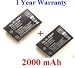 cheap Nextop-2 Packs Sanyo DB-L50, DB-L50AU Brand New 2000mAh REPLACEMENT Battery for Sanyo Xacti VPC-HD1000