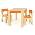 P'kolino Table and Chairs - Orange