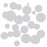 40 Wall Mirror Vinyl Peel and Stick Polka Dots Wall Pops Stickers by 
